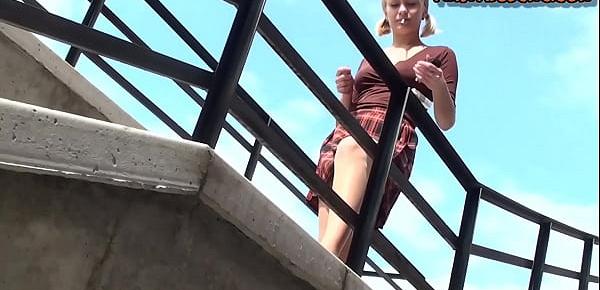  Another Pantyhose Video Of Schoolgirl Melissa In Plaid Upskirt Showing Pussy